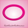 Pink Oval Cookie Cutter