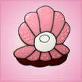 Pink Oyster Clam Shell Cookie Cutter
