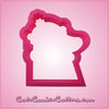 Pink Paige Polar Bear Cookie Cutter