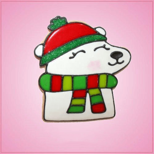 Pink Paige Polar Bear Cookie Cutter