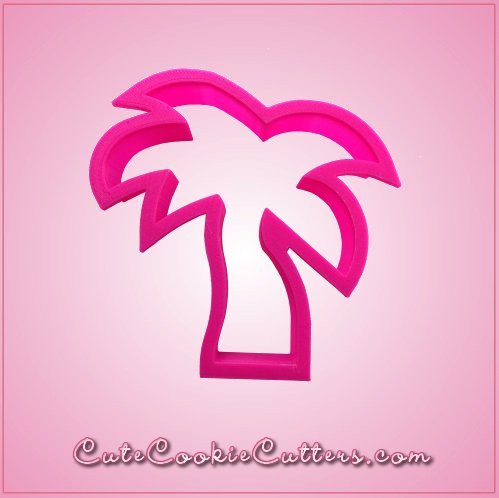 Pink Palm Tree Cookie Cutter