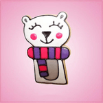 Pink Patty Polar Bear Cookie Cutter