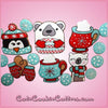 Pink Pepper Polar Bear Cookie Cutter