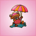 Pink Petunia The Puddle Jumper Cookie Cutter