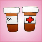 Pink Pill Bottle Cookie Cutter