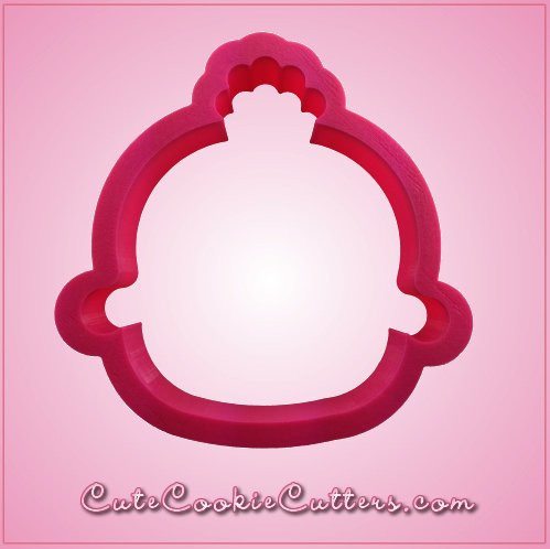 Pink Piper Polar Bear Cookie Cutter