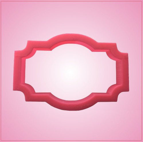 Pink Plaque Cookie Cutter