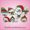 Pink Piper Polar Bear Cookie Cutter