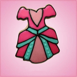 Pink Princess Dress Cookie Cutter