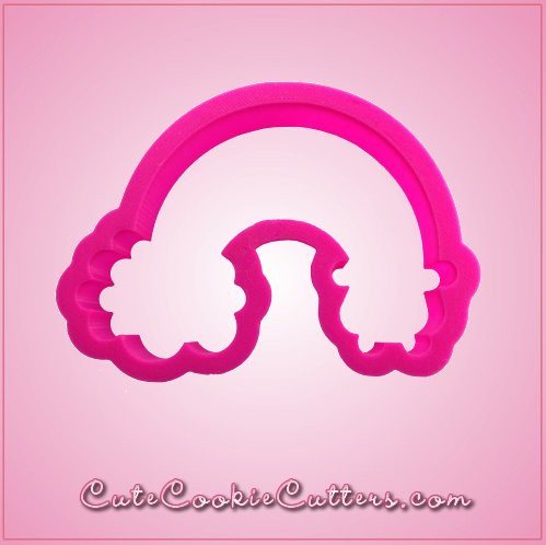 Pink Rainbow With Pot Of Gold Cookie Cutter 