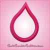 Pink Raindrop Cookie Cutter 