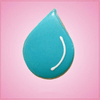 Pink Raindrop Cookie Cutter 
