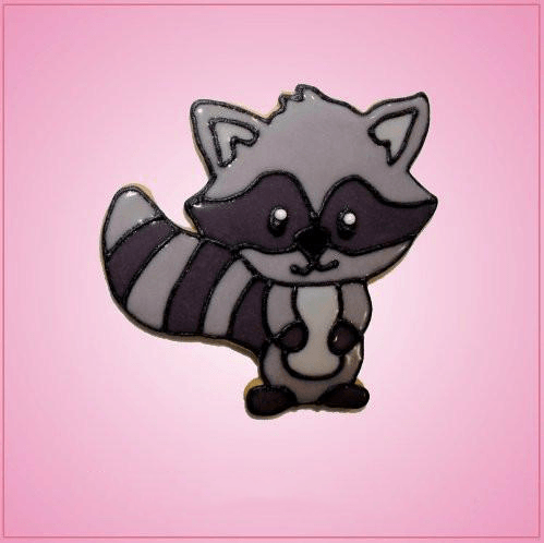 Pink Randy Raccoon Cookie Cutter 