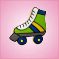 Pink Roller Skate Cookie Cutter