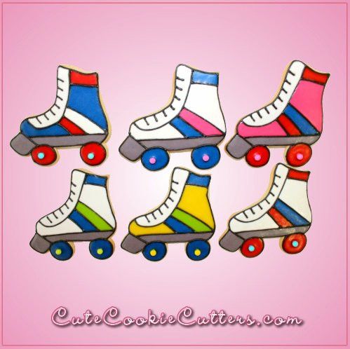 Pink Roller Skate Cookie Cutter