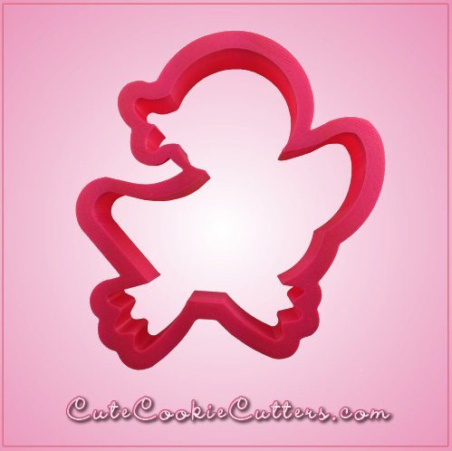 Pink Rubber Ducky Dancing Cookie Cutter
