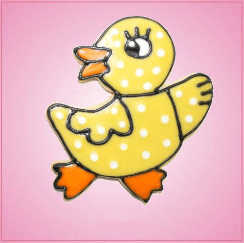 Pink Rubber Ducky Dancing Cookie Cutter