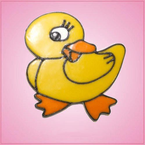 Pink Rubber Ducky Shy Cookie Cutter