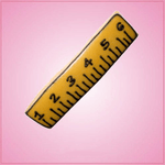Pink Ruler Cookie Cutter