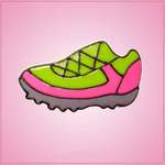 Pink Running Shoe Cookie Cutter