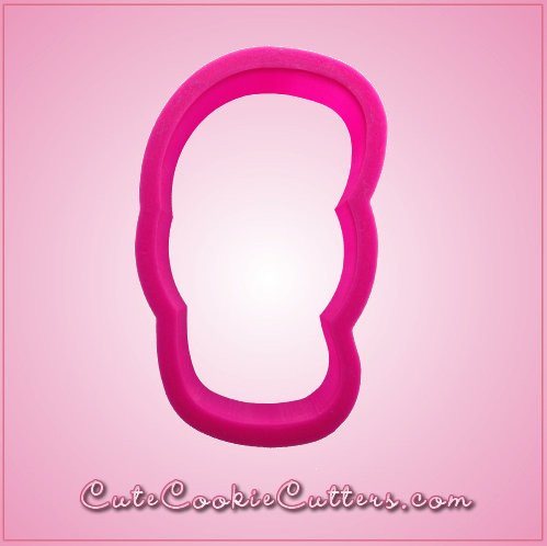 Pink Sandal With Sides Cookie Cutter