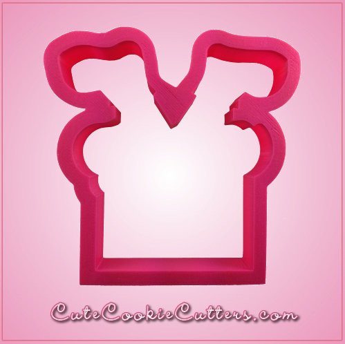 Pink Santa Stuck in Chimney Cookie Cheap Cookie Cutters