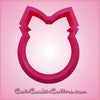 Pink Sarah Snowgirl With Bow Cookie Cutter