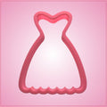 Pink Scalloped Dress Cookie Cutter