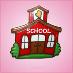 Pink School House Cookie Cutter