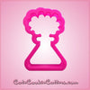 Pink Science Beaker With Smoke Cookie Cutter