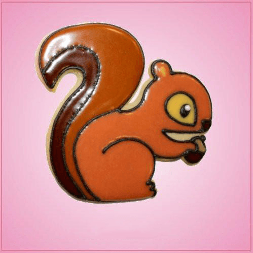 Pink Scooter Squirrel Cookie Cutter