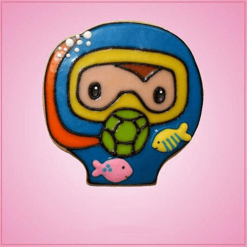 Pink Scuba Diver Cookie Cutter