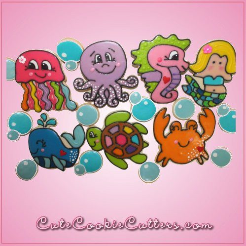 Pink Taylor Sea Turtle Cookie Cutter
