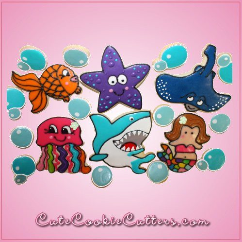 Pink Manny Manta Ray Cookie Cutter