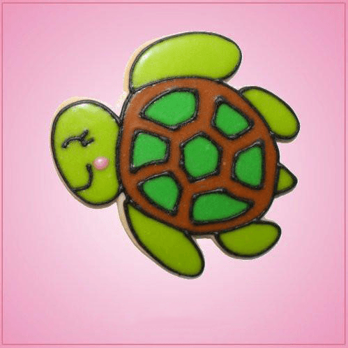 Pink Taylor Sea Turtle Cookie Cutter