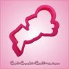 Pink Sebastian Scuba Diver Cookie Cutter