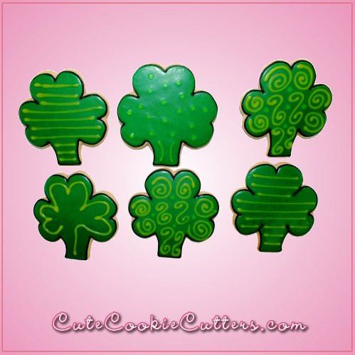 Pink Shamrock Cookie Cutter