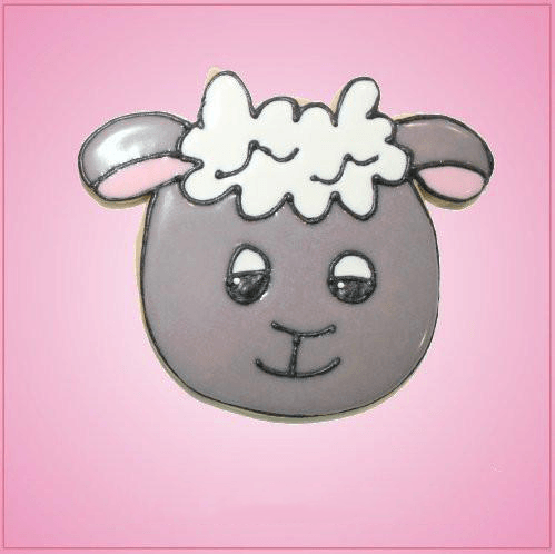 Pink Shelly Sheep Cookie Cutter