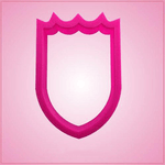 Pink Shield Cookie Cutter