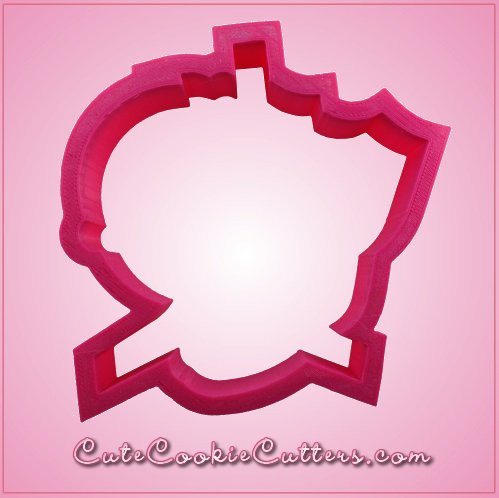 Pink Simon Snorkel Boy Cookie Cutter