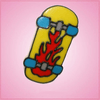 Pink Skateboard Underneath Cookie Cutter