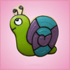 Pink Sloan Snail Cookie Cutter