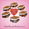 Pink S'mores Cookie Cutter