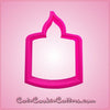Pink Spa Candle Cookie Cutter