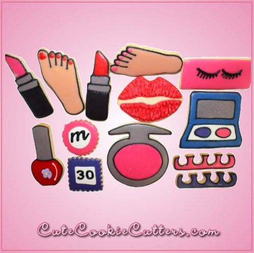 Pink Makeup Single Compact Cookie Cutter - Cheap Cookie Cutters