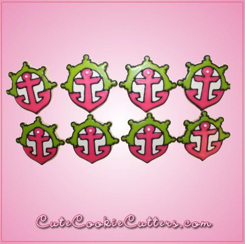 Pink Steering Wheel-Anchor Cookie Cutter