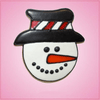 Pink Stephen Snowman With Hat Cookie Cutter