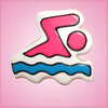 Pink Swimmer Cookie Cutter