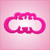 Pink Tandem Bicycle Cookie Cutter