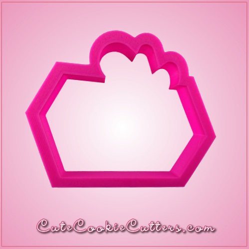 Pink Tissue Box Cookie Cutter